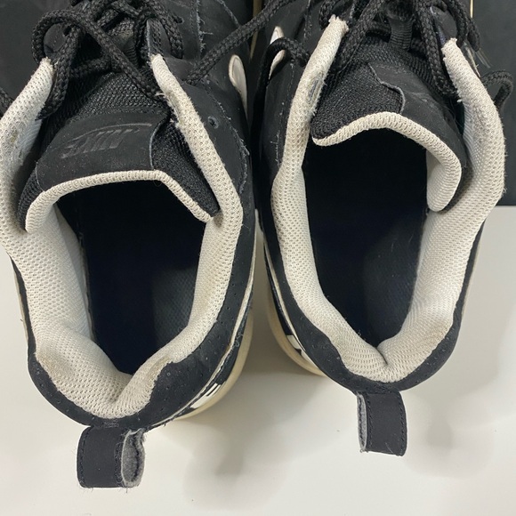 Men's Nike Suede Court Borough White & Black Low Top Sneaker Size 10.5 - Picture 5 of 8